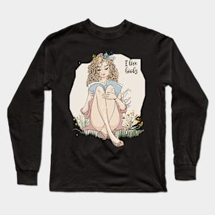 Young Woman Long Sleeve T-Shirt